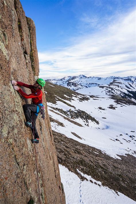 Climbs .
